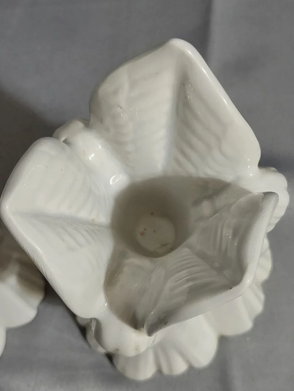 Vintage Pair Fitz and Floyd Praying Angels Candleholders with Candles Box Japan
